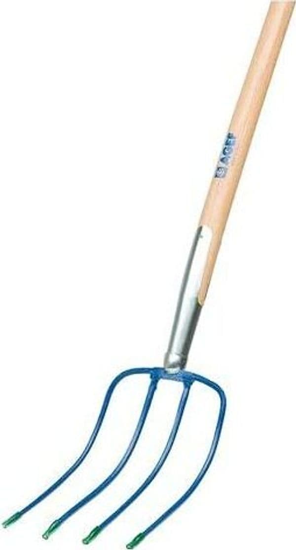 AGEF---FORCA-PER-GIARDINAGGIO-A-4-DENTI-IN-ACCIAIO-CON-MANICO-IN-LEGNO---VERNICIATA-BLU