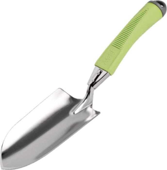 AGEF---TRAPIANTATORE-IN-ACCIAIO-CROMATO-CON-MANICO-IN-COPOLIMERO---COLORE-VERDE