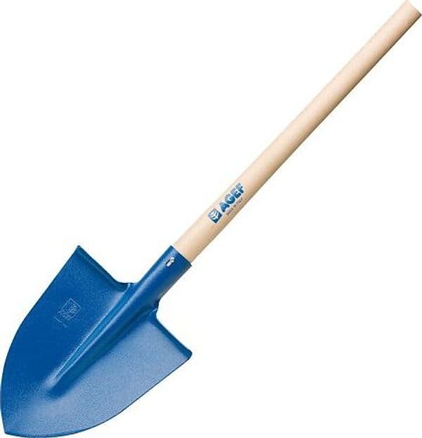 AGEF---VANGA-A-PUNTA-IN-ACCIAIO-TEMPERATO---CON-MANICO-IN-LEGNO-DI-FAGGIO-120CM---VERNICIATA-BLU