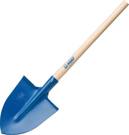 AGEF---VANGA-A-PUNTA-IN-ACCIAIO-TEMPERATO---CON-MANICO-IN-LEGNO-DI-FAGGIO-120CM---VERNICIATA-BLU