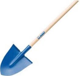 AGEF---VANGHETTO-A-PUNTA-IN-ACCIAIO-TEMPERATO---CON-MANICO-IN-LEGNO-DI-FAGGIO-130CM---VERNICIATO-BLU