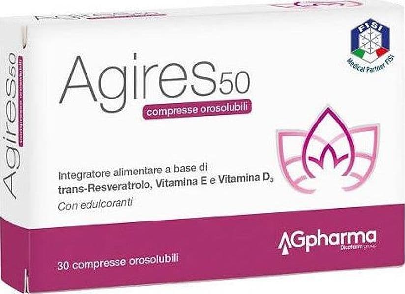 AGIRES-50-30-COMPRESSE-OROSOLUBILI-SCATOLA-5,4-G