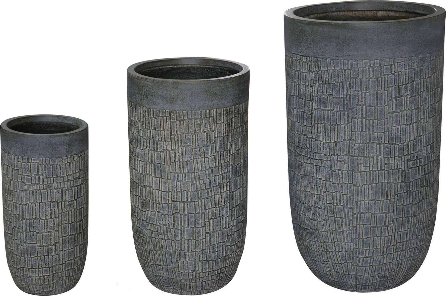 AGNOCASTO---set-di-vasi-in-fibra-sintetica-Antracite-Milani-Home