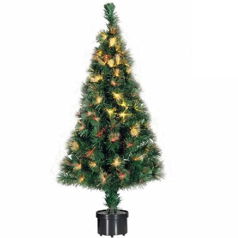 Albero-Di-Natale-A-Fibra-Ottica-140-Punte-Christmas-Tree-Luci-Natale-120cm-Verde