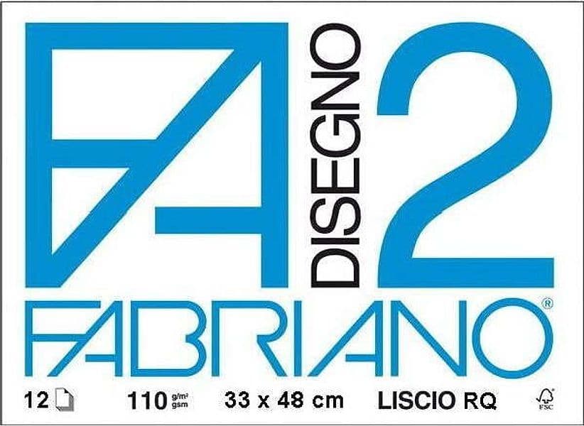 Album disegno Fabriano Disegno 2 Bianco foglio Liscio, riquadrato 33 x 48 cm Casa e cucina/Hobby creativi/Disegno/Blocchi e libri da disegno Scontolo.net - Potenza, Commerciovirtuoso.it
