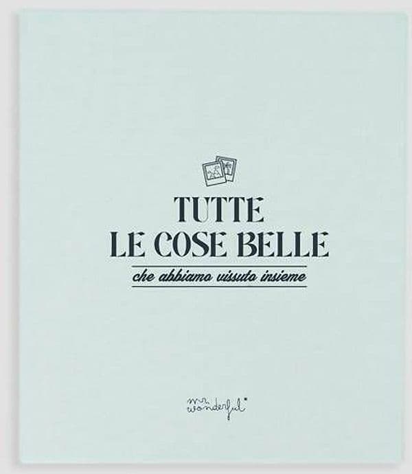 Album Fotografico Premium Mr Wonderful - Tutte Le Cose Belle Che Abbiamo Vissuto Insieme Mr Wanderful