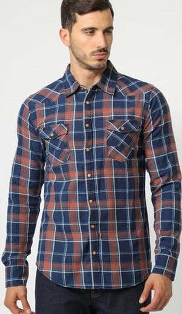 Alcott Camicia a quadri indaco ruggine Taglia L Moda/Uomo/Abbigliamento/T-shirt polo e camicie/Camicie casual Scontolo.net - Potenza, Commerciovirtuoso.it