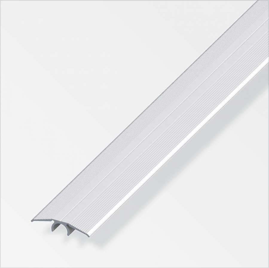 ALFER - 1mt - PROFILO DI COMPENSAZIONE LIVELLO 33MM IN ALLUMINIO ANODIZZATO - COLORE ARGENTO