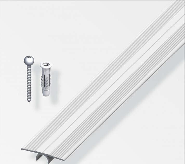 ALFER---1mt---PROFILO-DI-COMPENSAZIONE-LIVELLO-IN-ALLUMINIO-ANODIZZATO---33X900MM---COLORE-ARGENTO