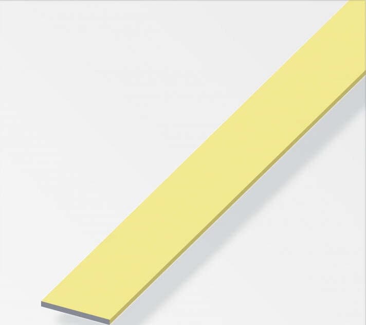 ALFER---2mt---PROFILO-PIATTO-IN-ALLUMINIO-ANODIZZATO-25x2MM---COLORE-OTTONE