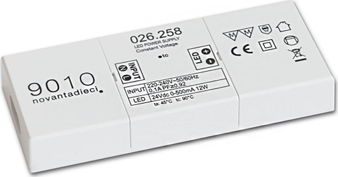 Alimentatore-Belfiore-9010-026.258-12w-24vdc-500ma-Trasformatore-Driver