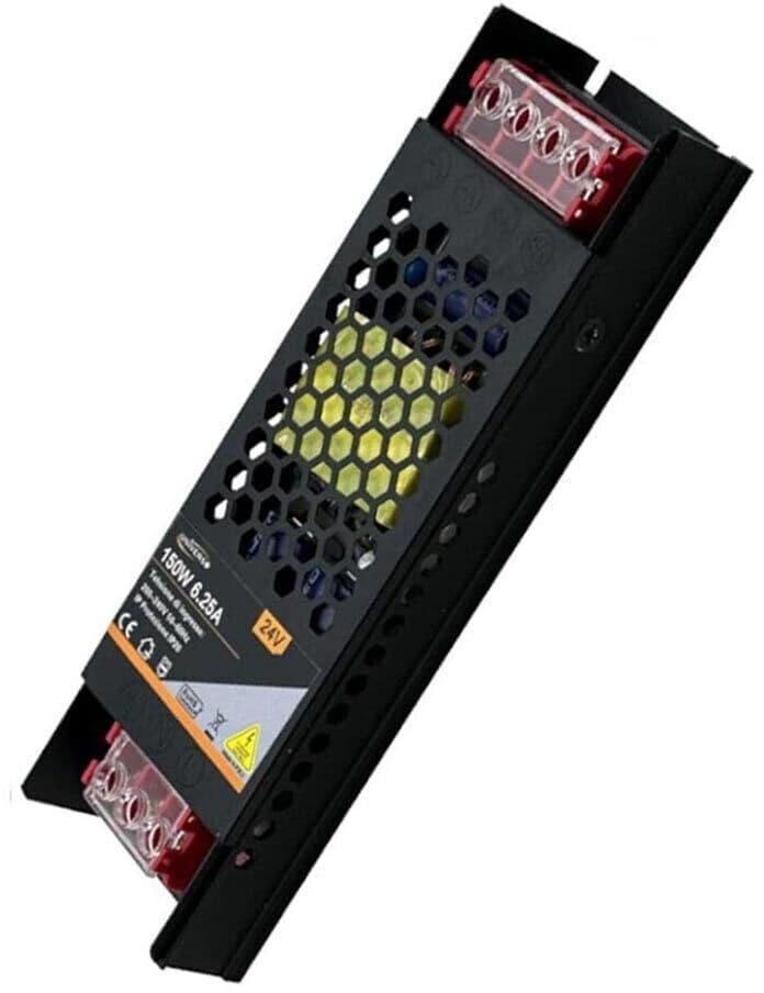 Alimentatore Slim Stabilizzato 24v 150 W Trasformatore X Telecamera Striscia Led Universo in Trasformatori GloriaShopOnline - San Prisco, commercioVirtuoso.it