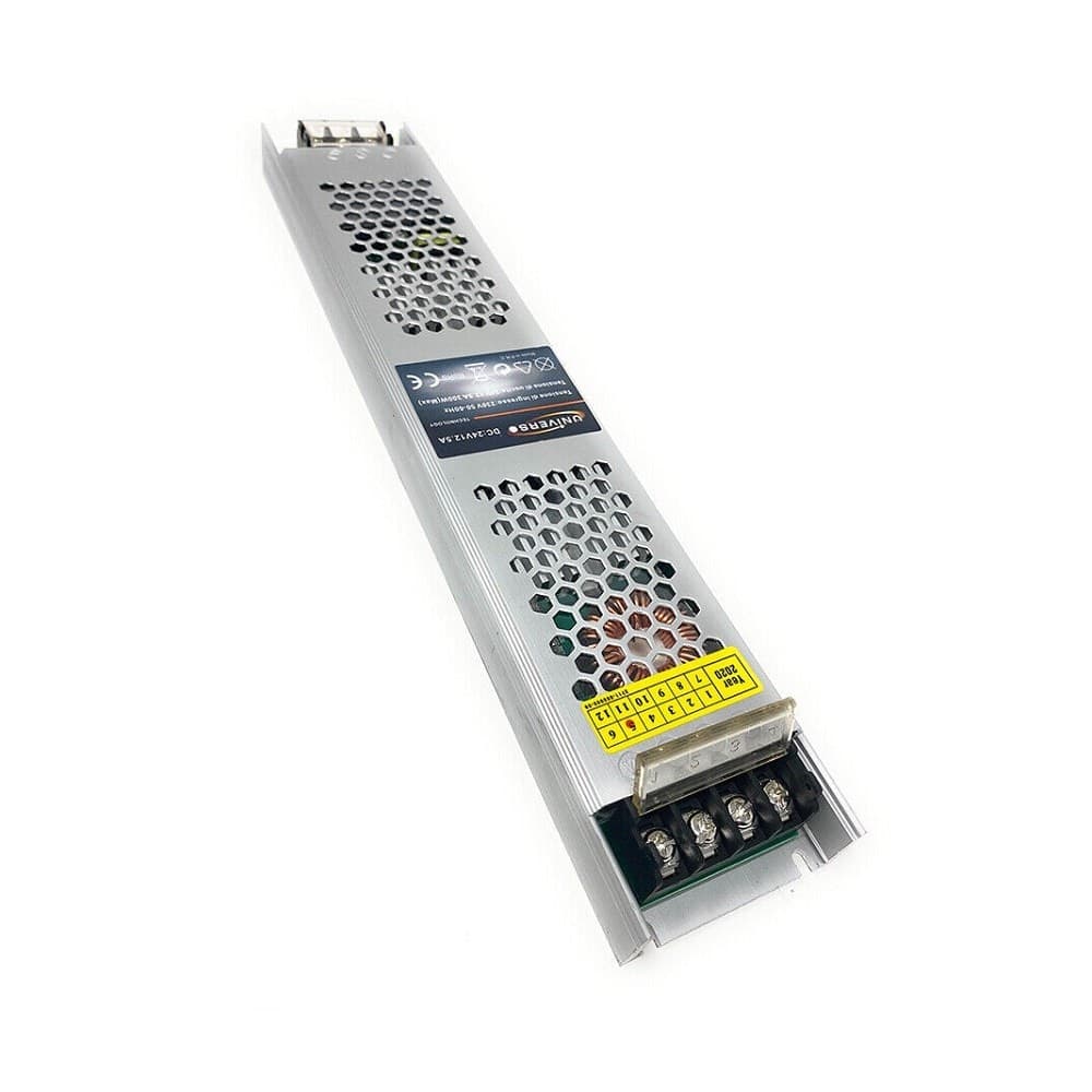 Alimentatore Slim Stabilizzato 24v Trasformatore Switch 12.5 Mha 300 W S24v-300w Fai da te/Materiale elettrico/Trasformatori Trade Shop italia - Napoli, Commerciovirtuoso.it