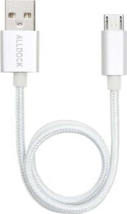 AllDock Cavo Micro-USB intrecciato Silver 350 mm Elettronica/Informatica/Accessori/Cavi e accessori/Cavi/Cavi USB Scontolo.net - Potenza, Commerciovirtuoso.it
