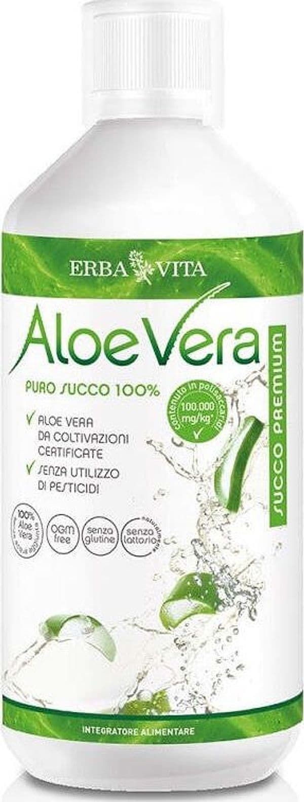 Aloe-Vera-Puro-succo-Polpa-1000-ml-Erba-Vita-Integratore-Alimentare