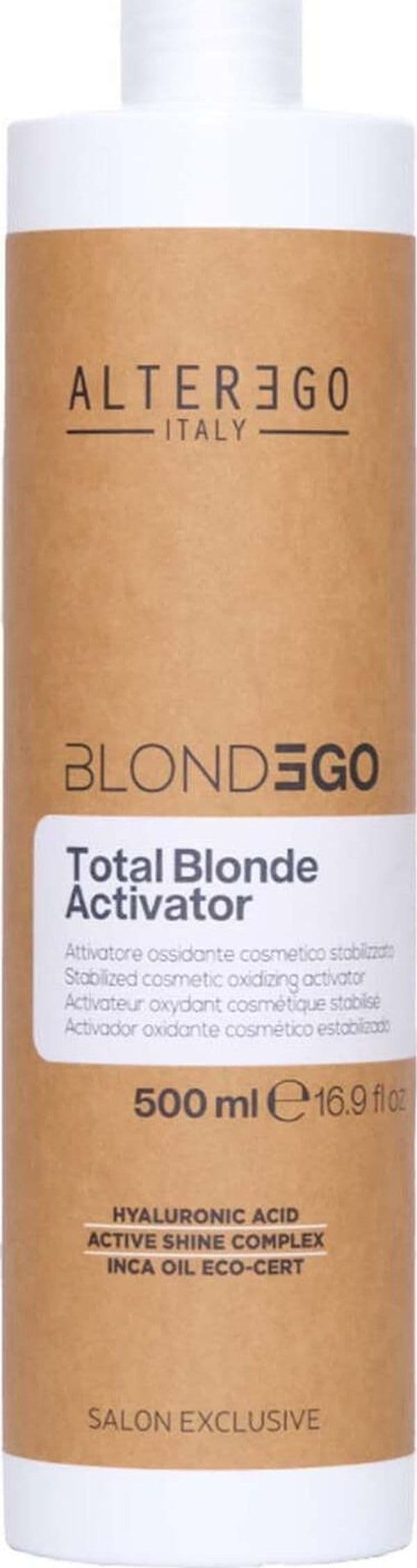 Alterego-Capelli-Total-Blonde-Activator-500-Ml,-Attivatore-Ossidante-Cosmetico-in-Crema-Specifico-per-Pure-Light-Cream-Alterego-Total-Blonde-Activator
