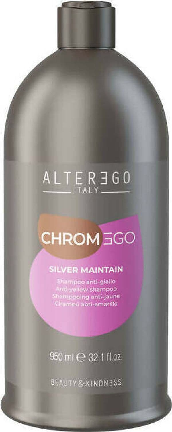 Alterego Chromego Silver Maintain Shampoo 950 Ml - Shampoo Antigiallo, Per Contrastare I Riflessi Gialli Indesiderati. Bellezza/Cura dei capelli/Colore/Correttori colore Me.Dis. - Peschiera Borromeo, Commerciovirtuoso.it