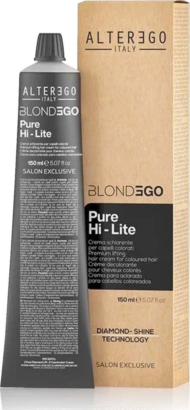 Alterego-Pure-Hi-Lite-150-Ml,-Crema-Schiarente-per-Capelli-Colorati-Azione-Schiarente-Graduale-E-Controllata