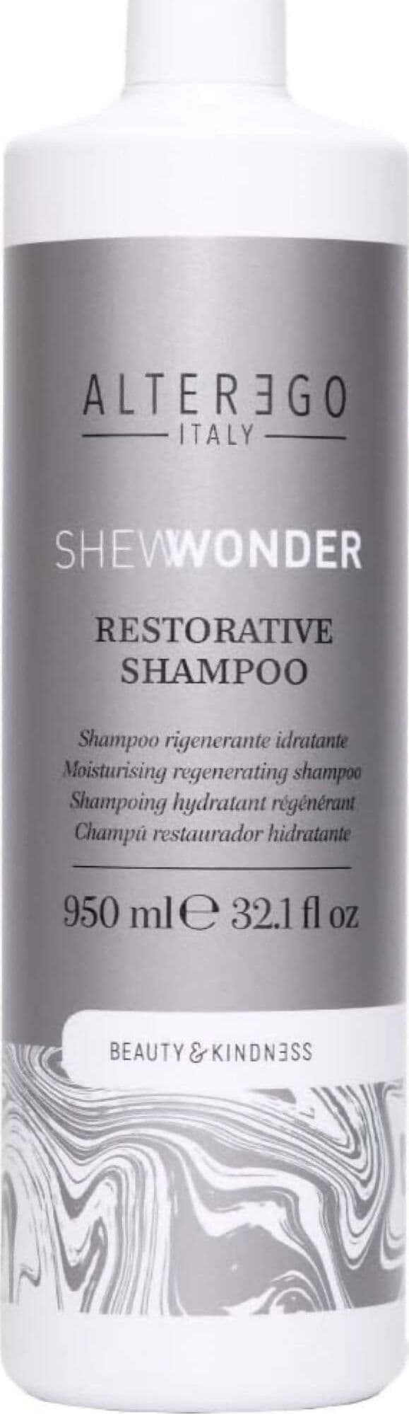 Alterego-shewonder-restorative-shampoo-950-ml,-rigenerante-ed-idratante,-deterge-accuratamente-la-cute-eliminando-le-impurità.