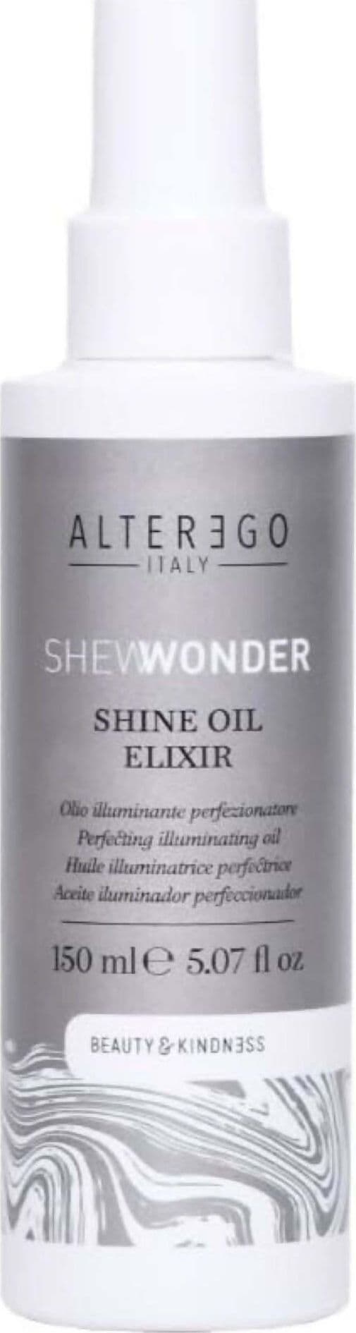 Alterego-shewonder-shine-oil-elixir-150-ml,-olio-illuminante-perfezionane,-massima-morbidezza-e-setosità.