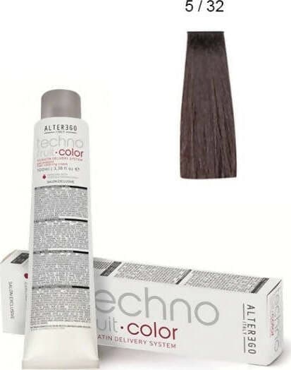 Alterego Techno Fruit Color 100 Ml, Serie Dorato Irisè Con Keratin Delivery System Colore Permanente Per Capelli