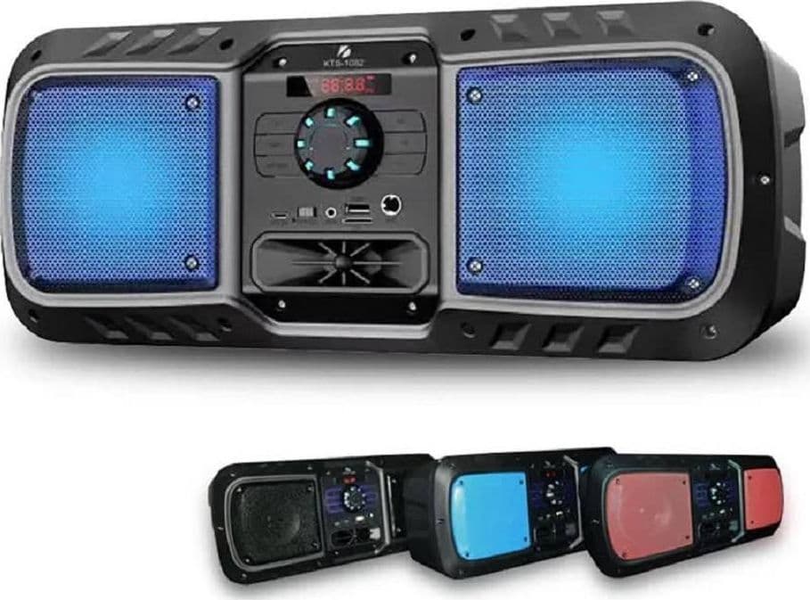 Altoparlante Speaker Cassa Amplificata Bluetooth Kts-1082 Radio Fm Tf Usb Aux Mic Elettronica/Audio e video portatile/Accessori/Casse portatili e Docking Station con altoparlanti/Casse portatili Bluetooth Trade Shop italia - Napoli, Commerciovirtuoso.it