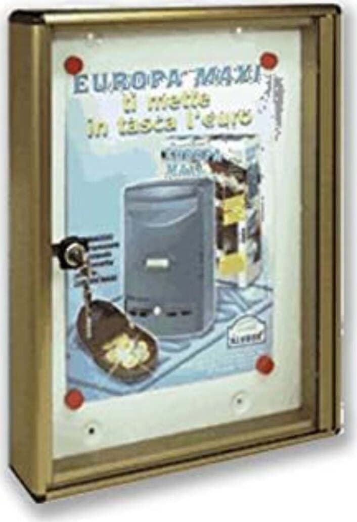 ALUBOX---BACHECA-PORTAVVISI-FOGLIO-A4-30x40x5CM-COLOR-BRONZO