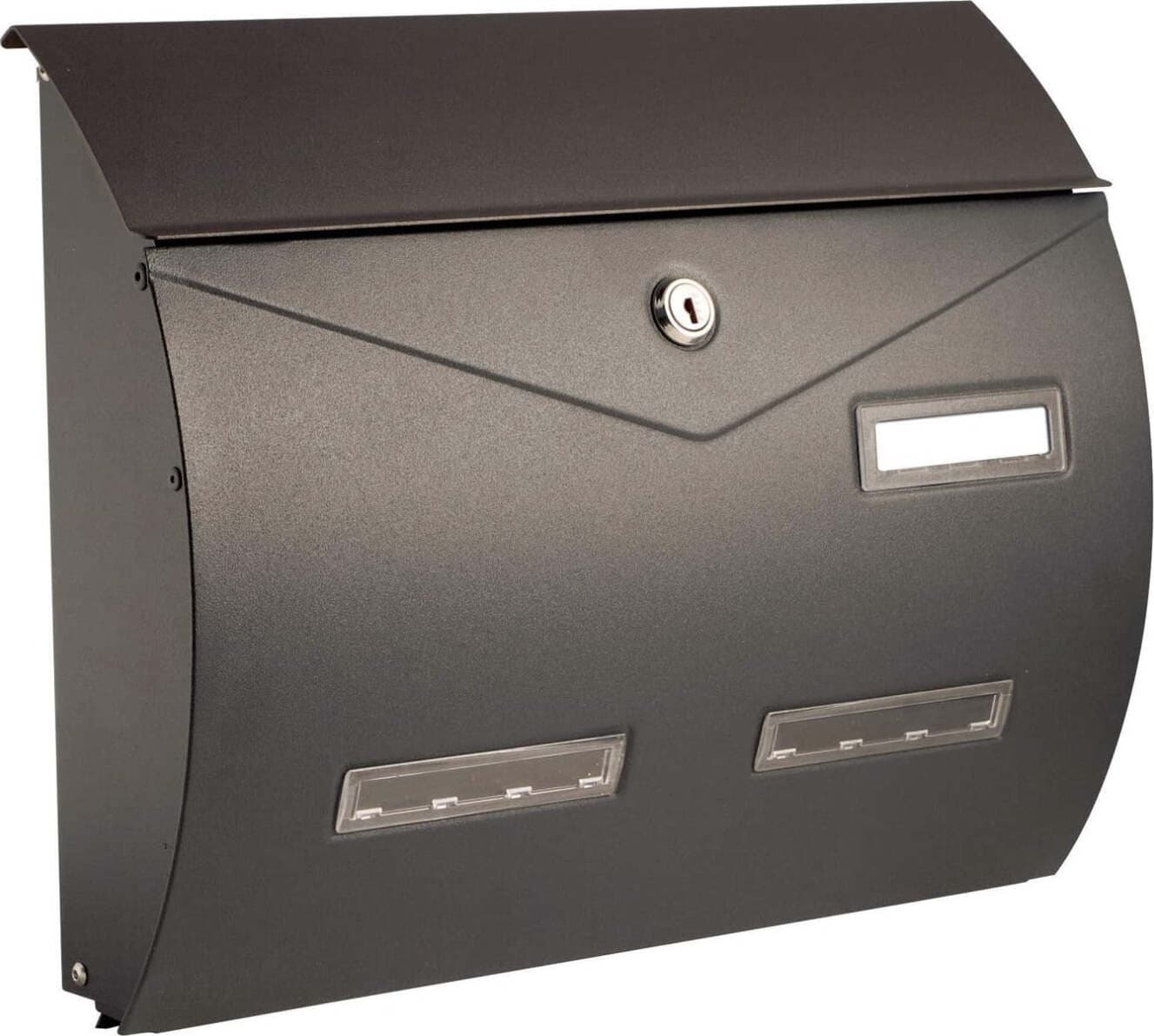 ALUBOX---CASSETTA-POSTALE-BUSTA-LAMIERA-VERNICIATA-COLORE-ARGENTO