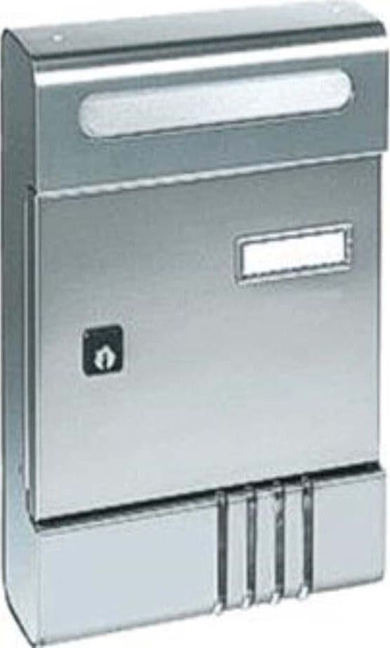ALUBOX---CASSETTA-POSTALE-ESSE-20x29x7CM-COLOR-ARGENTO***