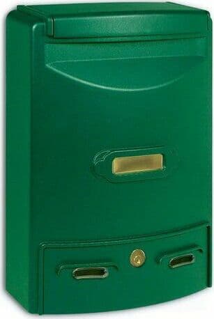 ALUBOX---CASSETTA-POSTALE-SERIE-EUROPA-VERDE-IN-ALLUMINIO-PRESSOFUSO-29x39x10-cm