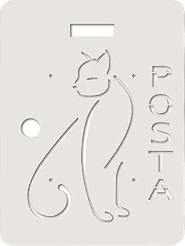 Alubox Frontale Intercambiabile per Cassetta Postale Mia Con Disegno Micio Bianco 1x27x35.5cm Fai da te/Ferramenta/Cassette della posta e accessori/Cassette postali con fissaggio a parete Liquidator Italia - Nicosia, Commerciovirtuoso.it