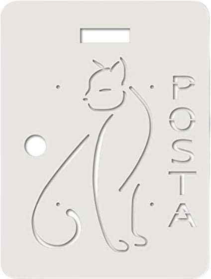 Alubox Frontale Intercambiabile per Cassetta Postale Mia Con Disegno Micio Bianco 1x27x35.5cm Fai da te/Ferramenta/Cassette della posta e accessori/Cassette postali con fissaggio a parete Liquidator Italia - Nicosia, Commerciovirtuoso.it