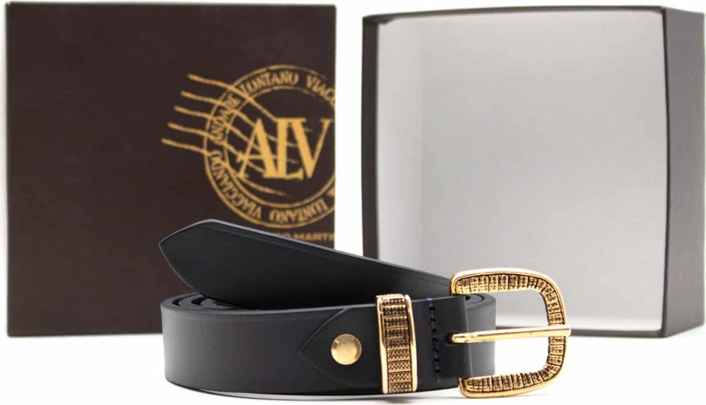 Alv by Alviero Martini Cintura Da Donna in Cuoio 100% Cintura Regolabile Con Fibbia Dorata Moda/Donna/Accessori/Cinture Starbag - Gaeta, Commerciovirtuoso.it