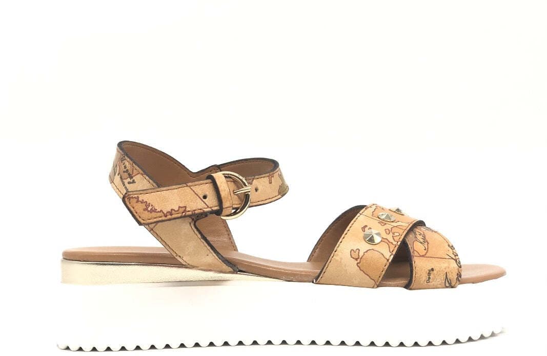 ALVIERO MARTINI 1 Classe Sandalo donna Natural geo intrecciato in Sandali moda Calzature Durello - Agna, commercioVirtuoso.it
