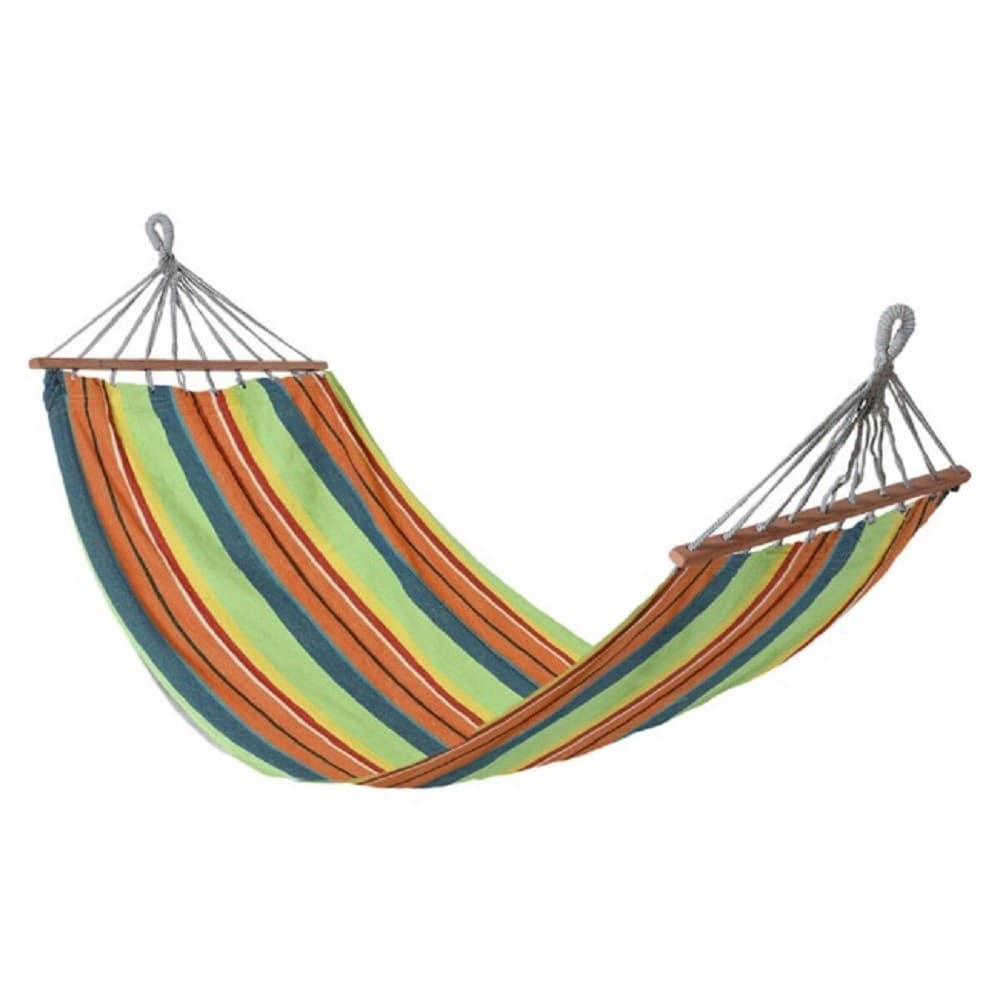 Amaca 200x100 Cm Tessile Con Righe Multicolore Campeggio Giardino Estate 69606a Giardino e giardinaggio/Arredamento da giardino e accessori/Amache sedie sospese e accessori/Amache Trade Shop italia - Napoli, Commerciovirtuoso.it