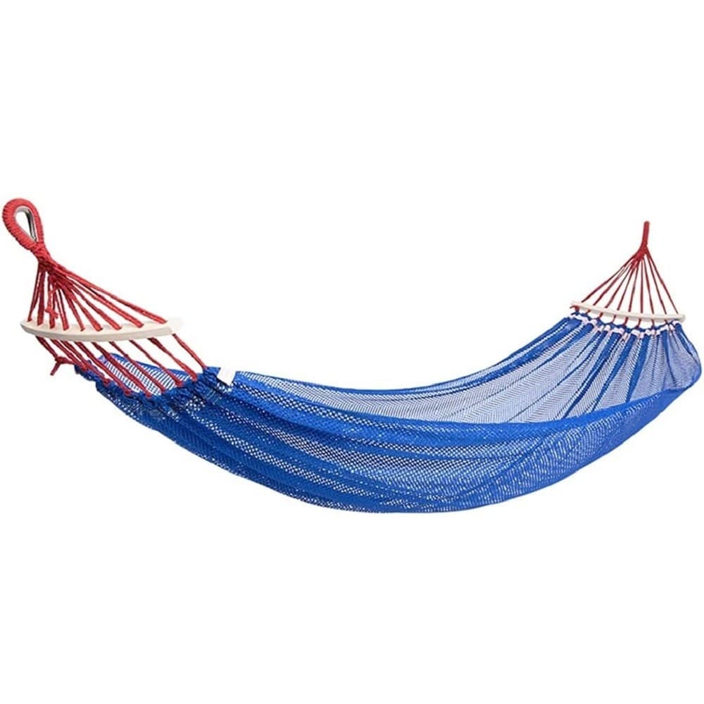 Amaca In Rete Singola Portatile Leggera Dondolo Giardino Cortile Campeggio Blu Giardino e giardinaggio/Arredamento da giardino e accessori/Amache sedie sospese e accessori/Amache Trade Shop italia - Napoli, Commerciovirtuoso.it