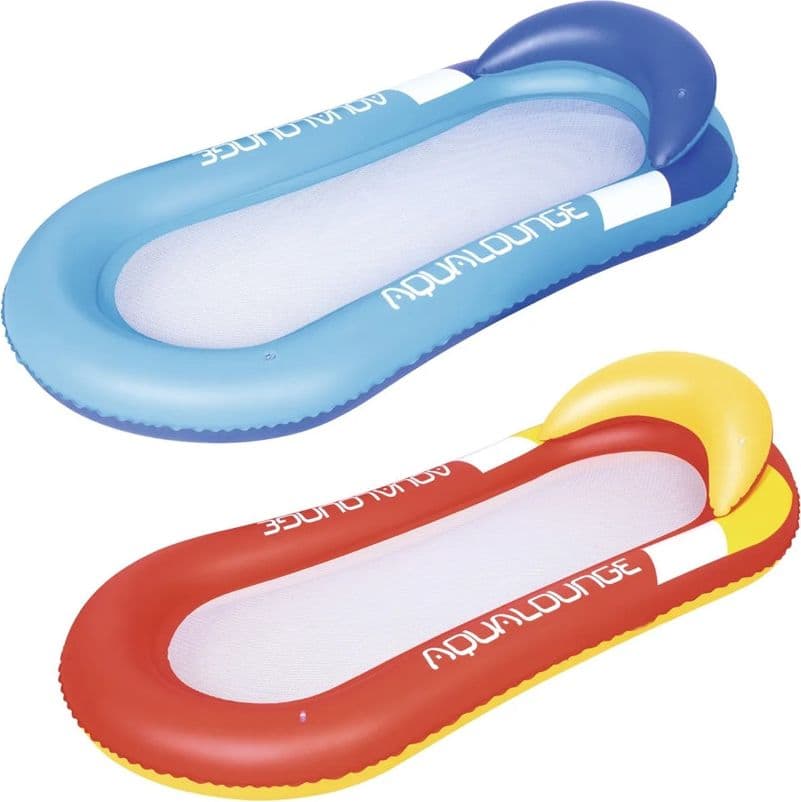 AMACA POLTRONA LOUNGE MATERASSINO 160X84 CM ROSSA E BLU GONFIABILE MARE PISCINA Giochi e giocattoli/Sport e giochi all'aperto/Giochi aquatici e piscine per bambini/Canotti e gonfiabili galleggianti Trade Shop italia - Napoli, Commerciovirtuoso.it