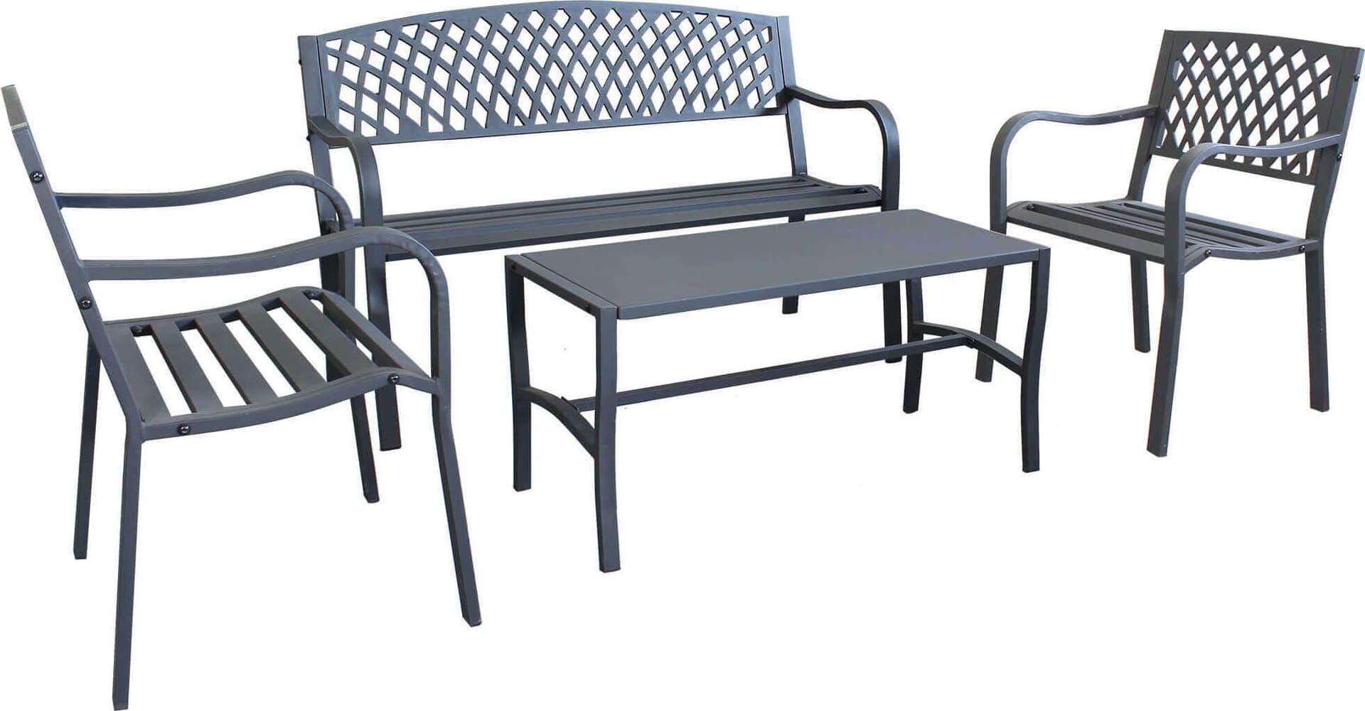 AMADO---salotto-da-giardino-2-posti-in-ferro-Grigio-Milani-Home