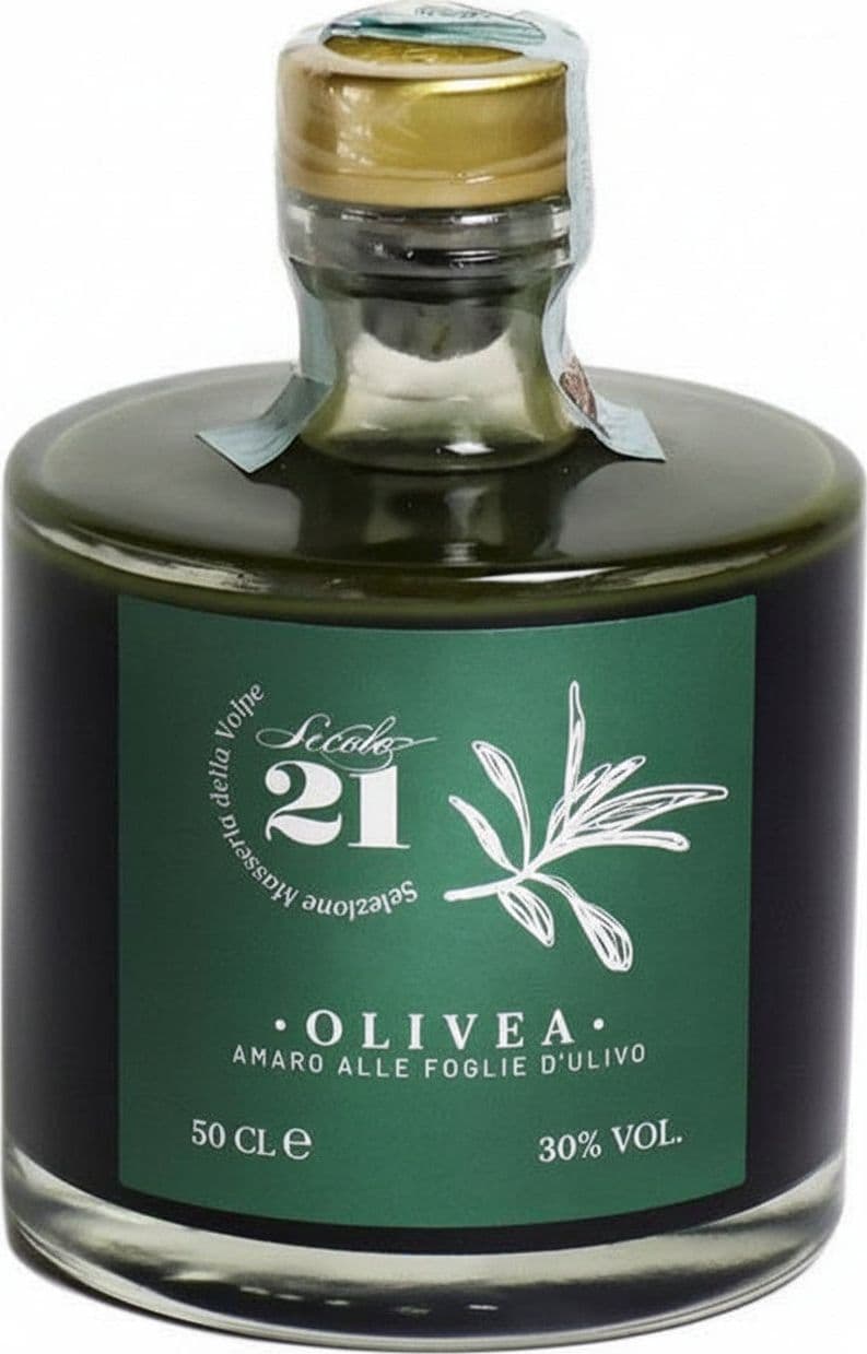 Amaro Olivea 0,5 lt liquore amaro estratto di foglia di ulivo 500ml in vetro digestivo alle erbe con foglie di ulivo e zenzero Secolo21 in Amari Azienda Agricola Secolo21 - Noto, commercioVirtuoso.it