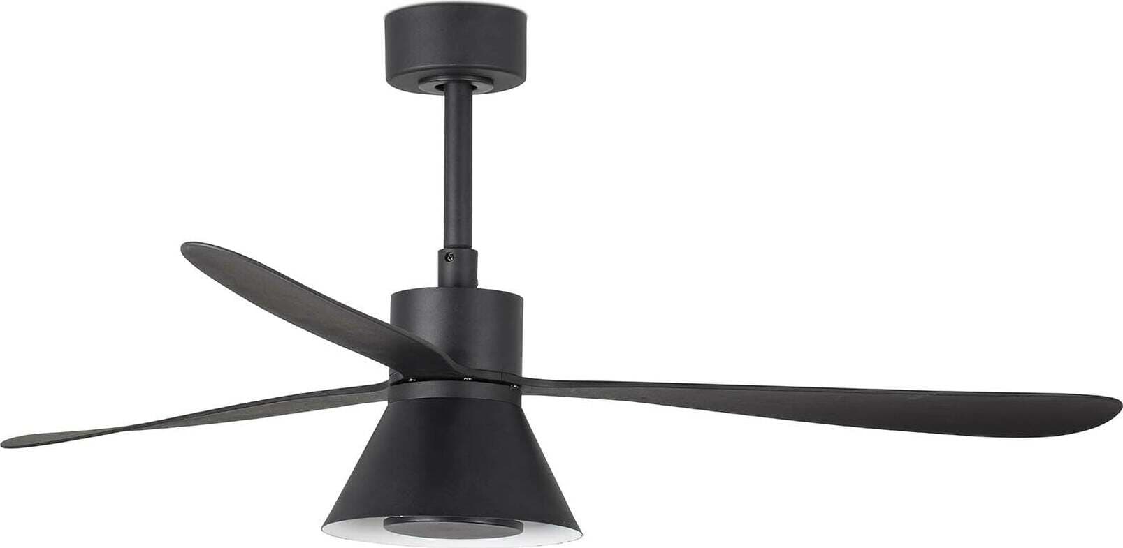 AMELIA L CONE LED Ventilatore da soffito nero Fai da te/Prodotti per la costruzione/Riscaldamento e raffreddamento/Sistemi mobili di climatizzazione/Ventilatori/Ventilatori da soffitto Led Mall Home - Napoli, Commerciovirtuoso.it
