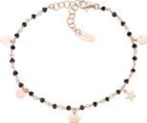 Amen---Bracciale-Charm-Rosè-Elegance-Cristalli-Neri