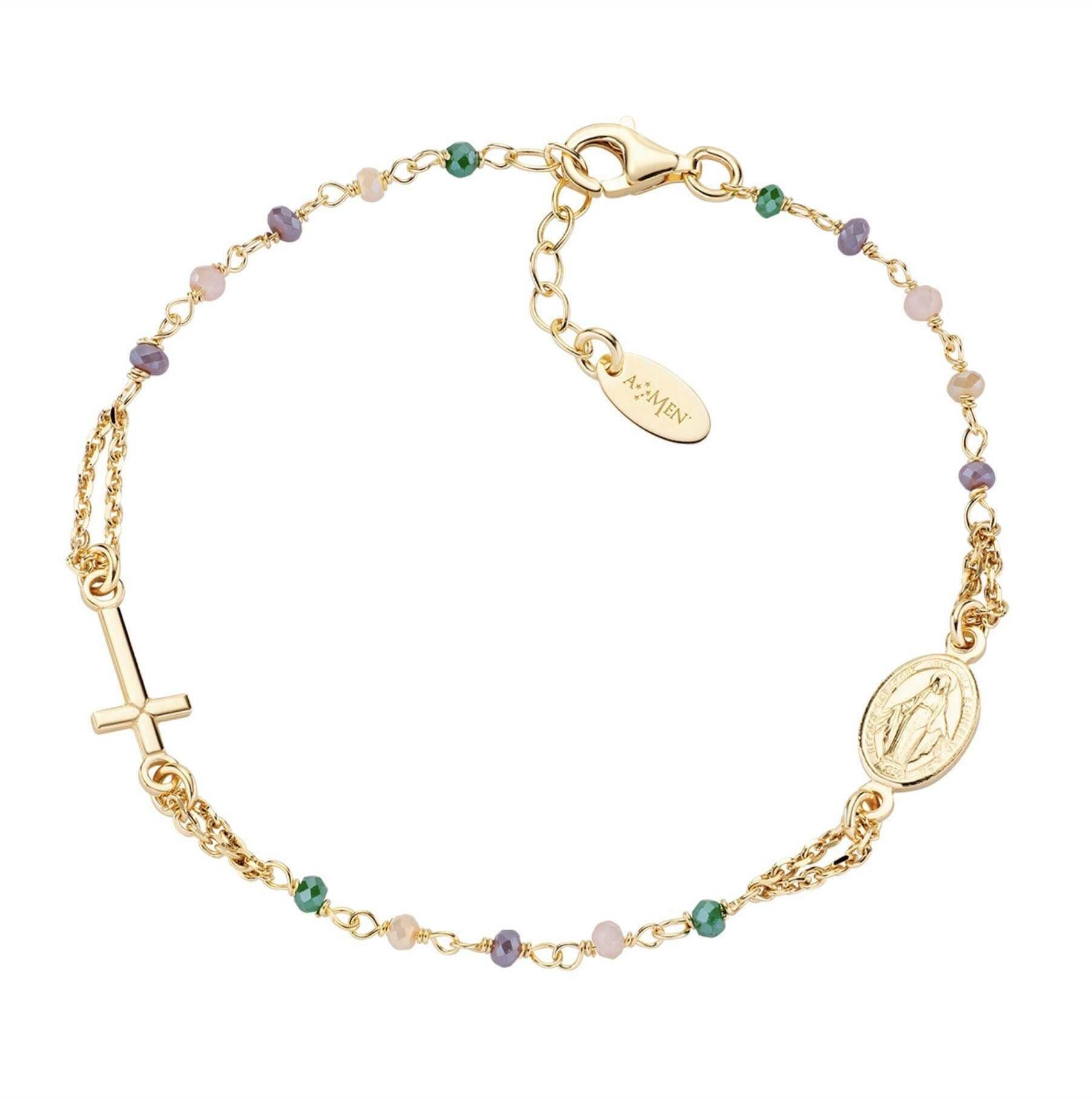 Amen---Bracciale-Rosario-Cristalli-Multicolor