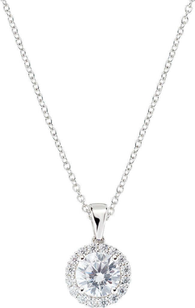 AMEN---Collana-Diamond-con-Zircone-tondo-Bianco