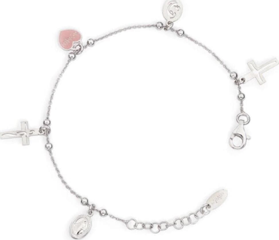 Amen-Bracciale-Charm-Angeli,-Cuore-Madonna-col-Bambino