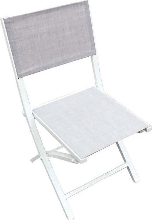 AMICASA-CANOSA-Sedia-da-esterno-Bianco-e-Grigio-LS-TC511A