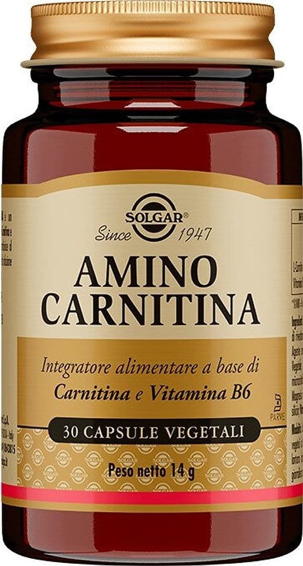 AMINO CARNITINA integratore alimentare 30 capsule vegetali Solgar