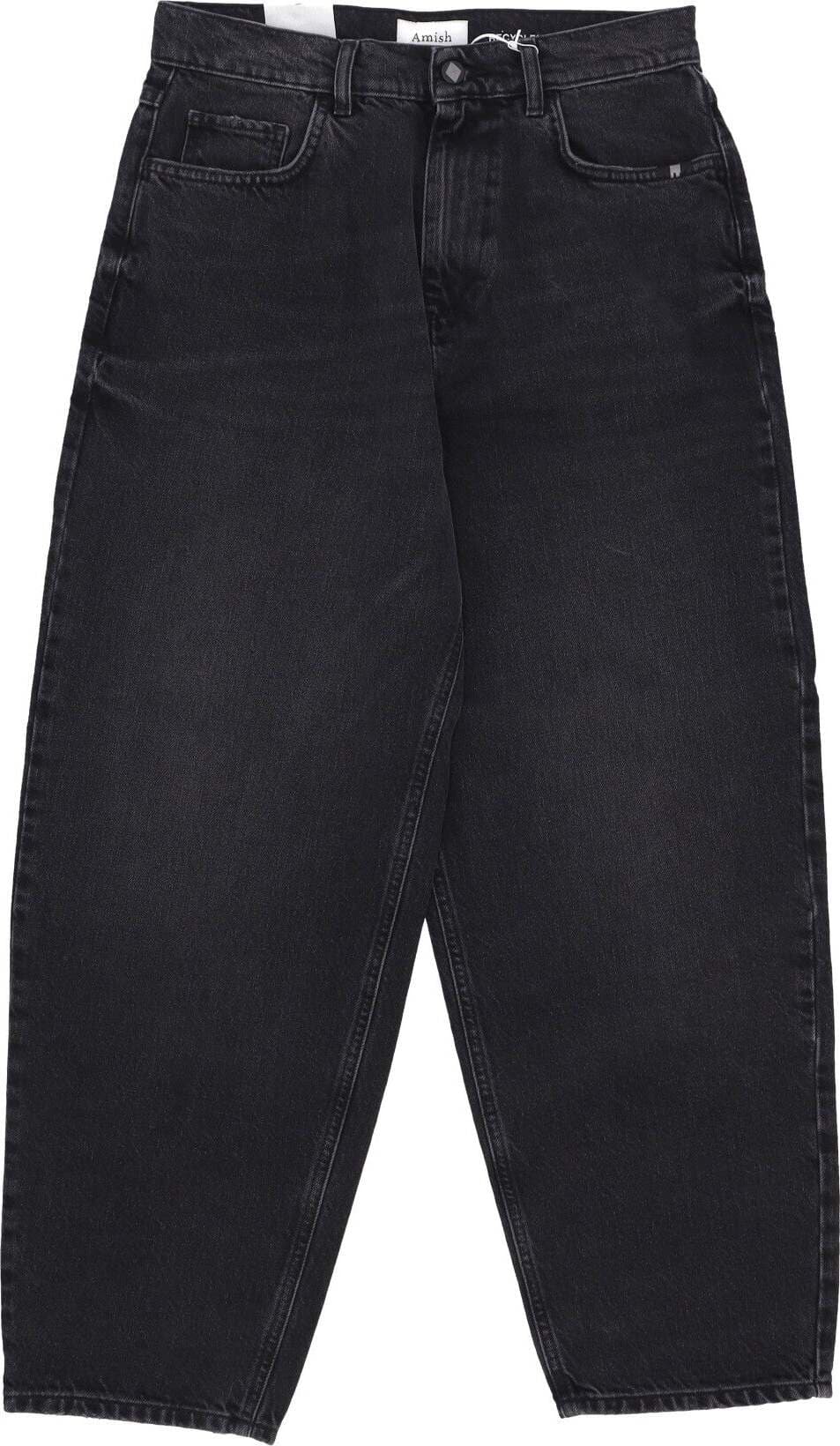 AMISH-Jeans-Donna-W-Baggy-Recycled-Denim-Vintage-Black-da-donna