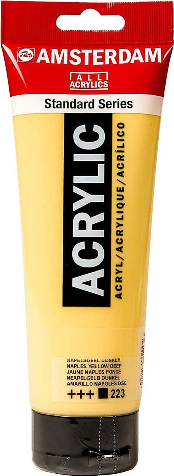 AMSTERDAM-COLORE-ACRILICO-NAPLES-YELLOW-DEEP.-223-250ML
