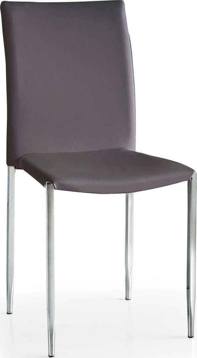 AMY---sedia-moderna-in-ecopelle-Grigio-Milani-Home