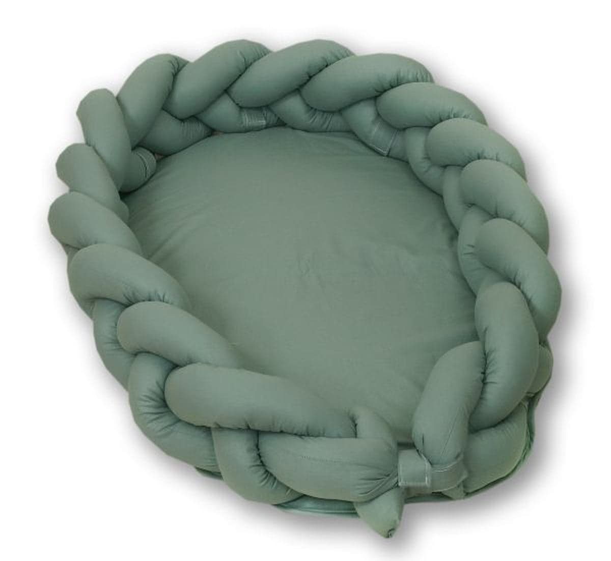 Riduttore Paracolpi con Treccia Paralcolpi 2in1 - 210 PURE SALVIA Amy in Paraurti per letto La Casa Del Bebè - Napoli, commercioVirtuoso.it